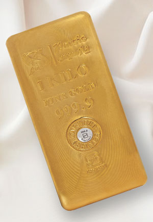 شمش طلا ١۰۰۰ گرمی - یک کیلویی